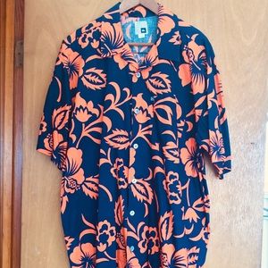 QUICKSILVER EDITION MEN L VINTAGE HAWAIIAN SHIRT